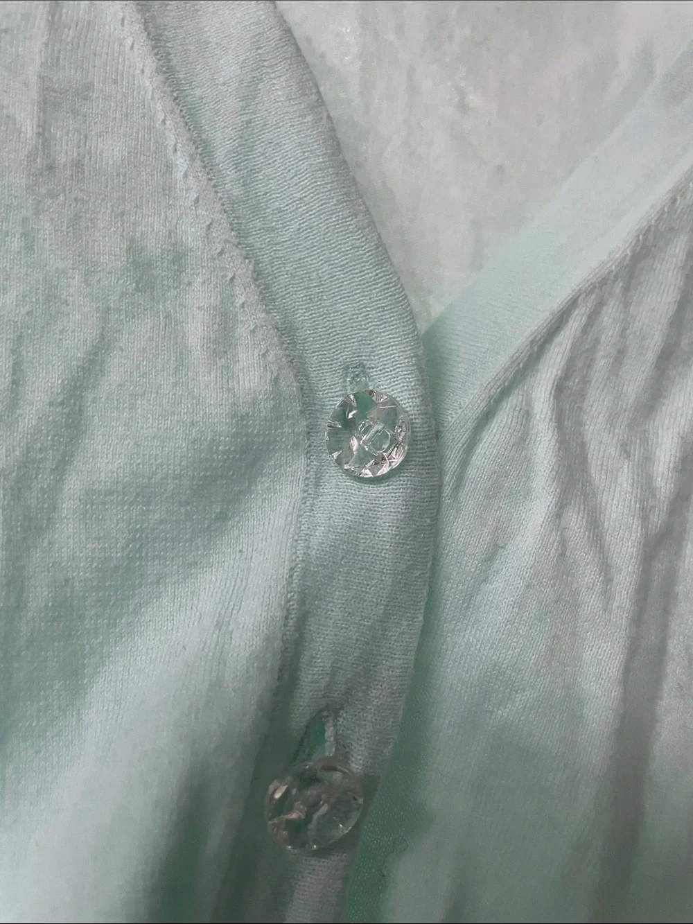 J. Crew Women's Mint Crewneck Button Cardigan Small